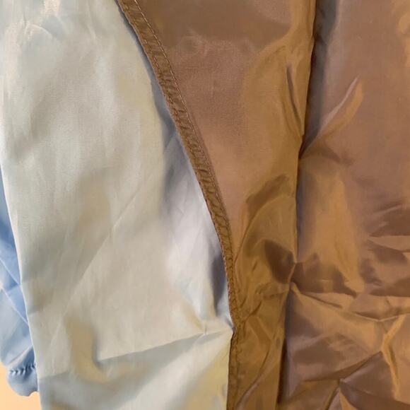 DISNEY PARKS Unisex Adult Blue/Grey Rain Jacket with Fold Up Pouch / Size: XS-S - Picture 5 of 11